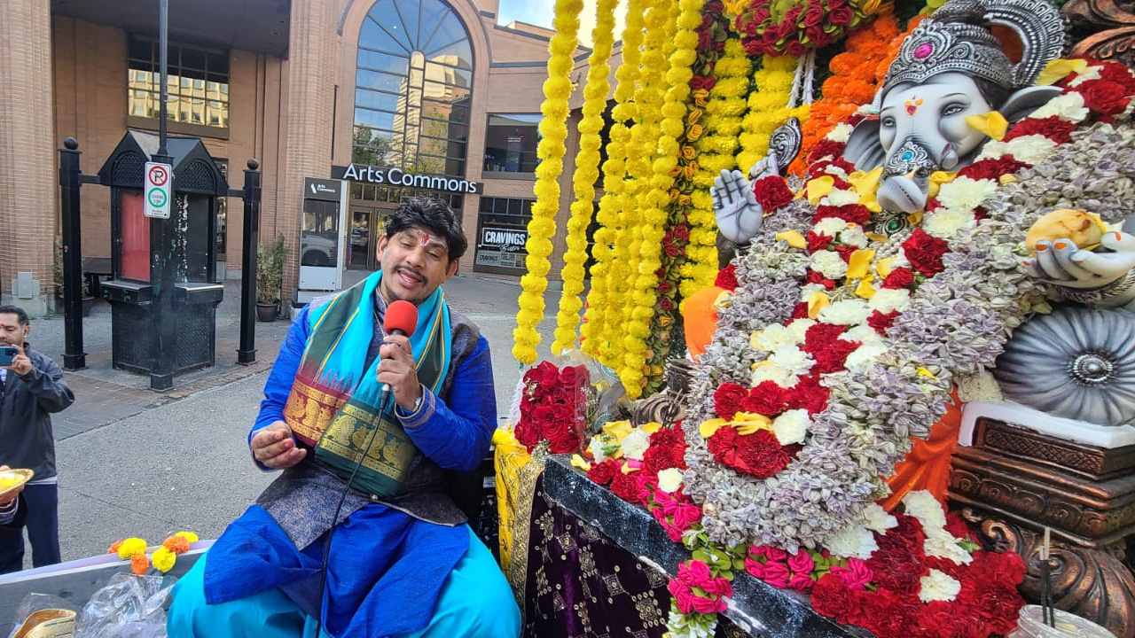 Calgary | కాల్గరీ కెనడాలో ఘనంగా గణపతి నవరాత్రి ఉత్సవాలు