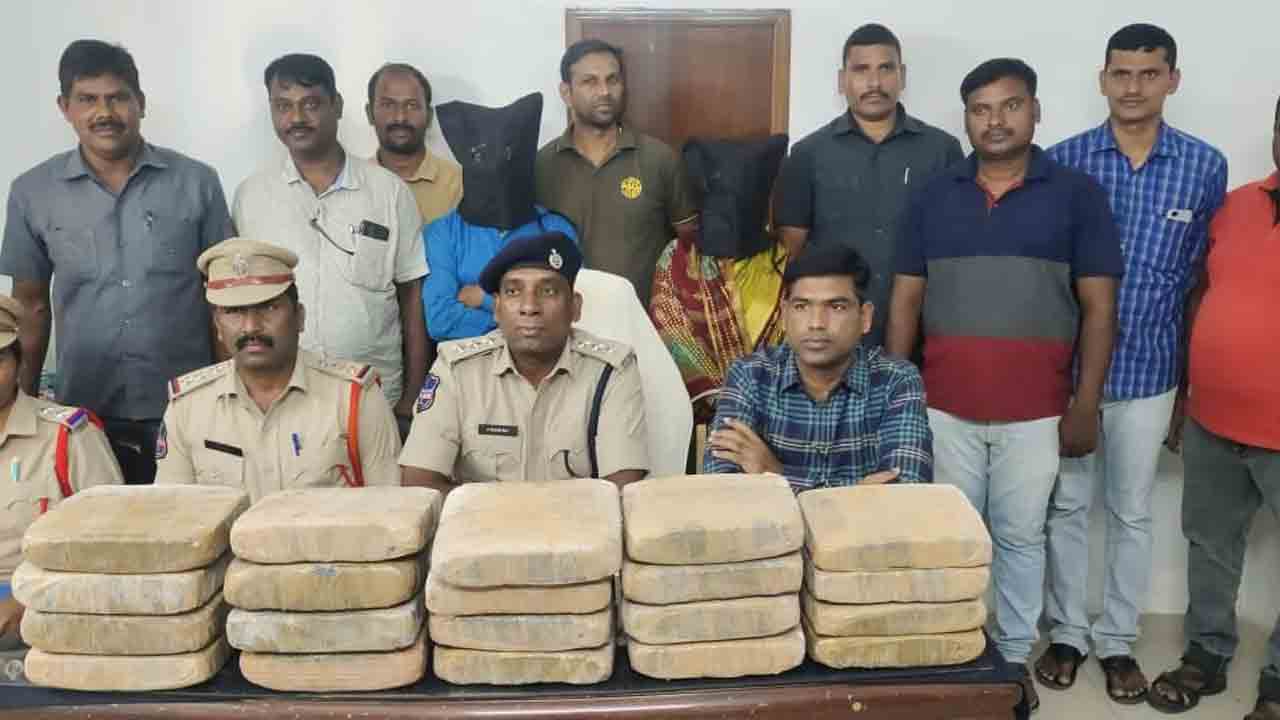 40 కిలోల గంజాయి పట్టివేత