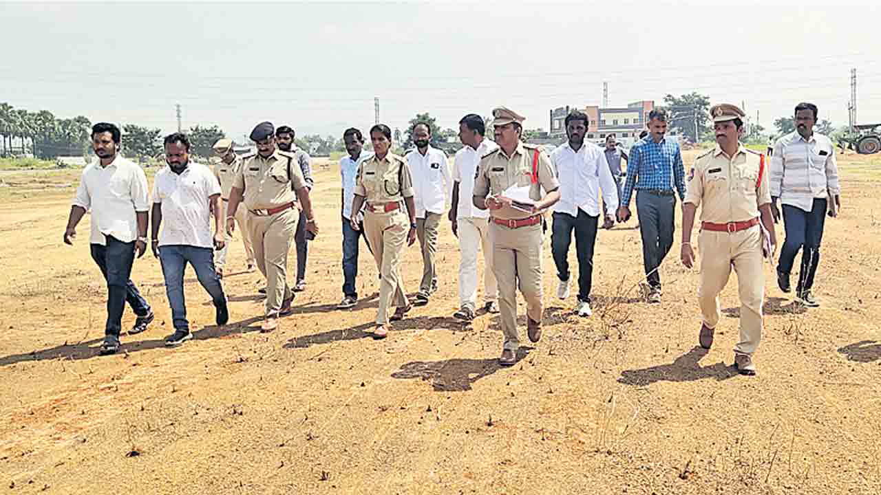 సీఎం సభకు పటిష్ట భద్రత