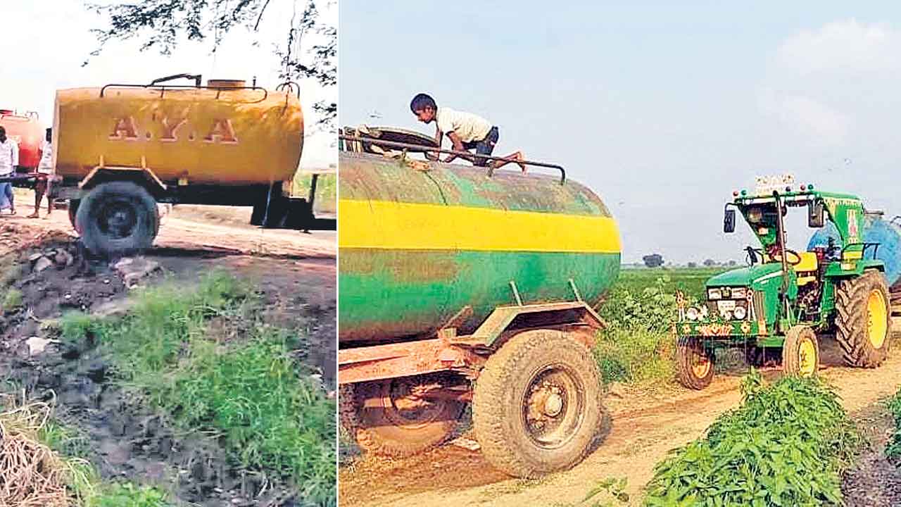 Karnataka | కాంగ్రెస్‌ను నమ్ముకొంటే ట్యాంకర్లే గతి!.. కర్ణాటకలో అన్నదాతలను చుట్టుముట్టిన సాగునీటి కష్టాలు