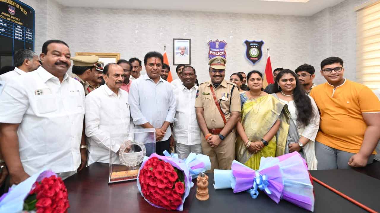 KTR | జ‌గిత్యాల ఎస్పీ ఆఫీస్‌, డ‌బుల్ బెడ్రూం ఇండ్ల‌ను ప్రారంభించిన మంత్రి కేటీఆర్