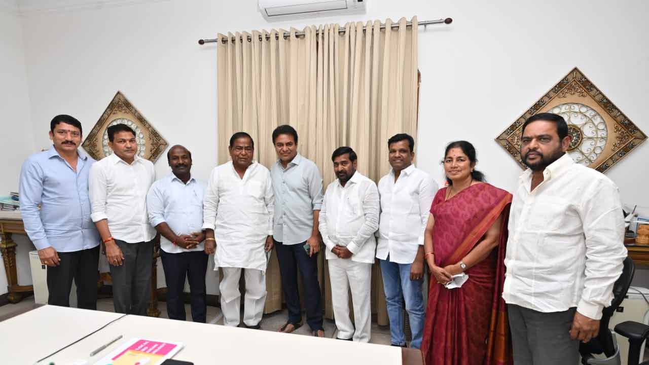 KTR | మంత్రి కేటీఆర్‌ను క‌లిసిన ఉమ్మ‌డి న‌ల్ల‌గొండ జిల్లా ప్ర‌జాప్ర‌తినిధులు