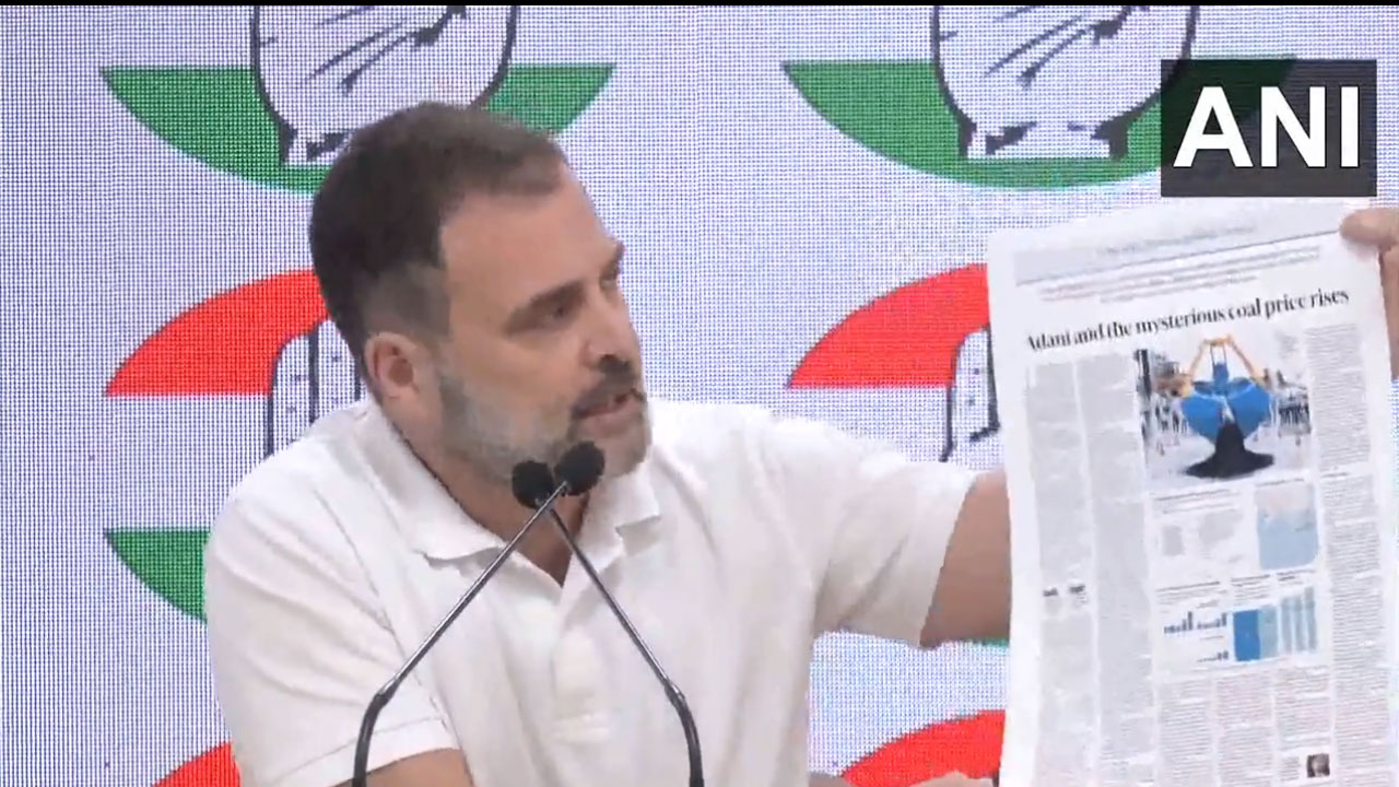 Rahul Gandhi: 12వేల కోట్ల ప్ర‌జ‌ల డ‌బ్బు.. అదానీ జేబులోకి వెళ్లింది:  రాహుల్ గాంధీ