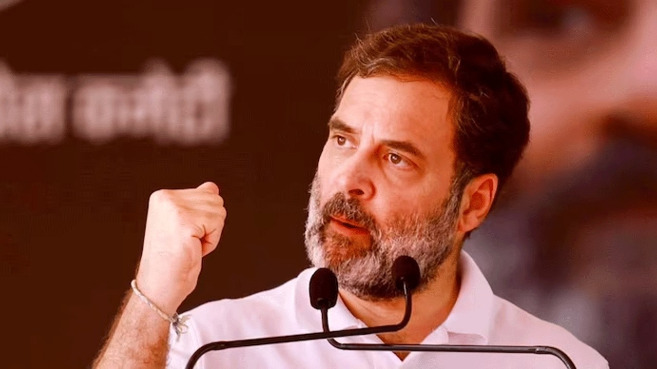 Rahul Gandhi | కాంగ్రెస్ సీఎం అదానీ కోసం ప‌నిచేస్తున్నారు : ప్ర‌చార స‌భ‌లో నోరు జారిన రాహుల్‌