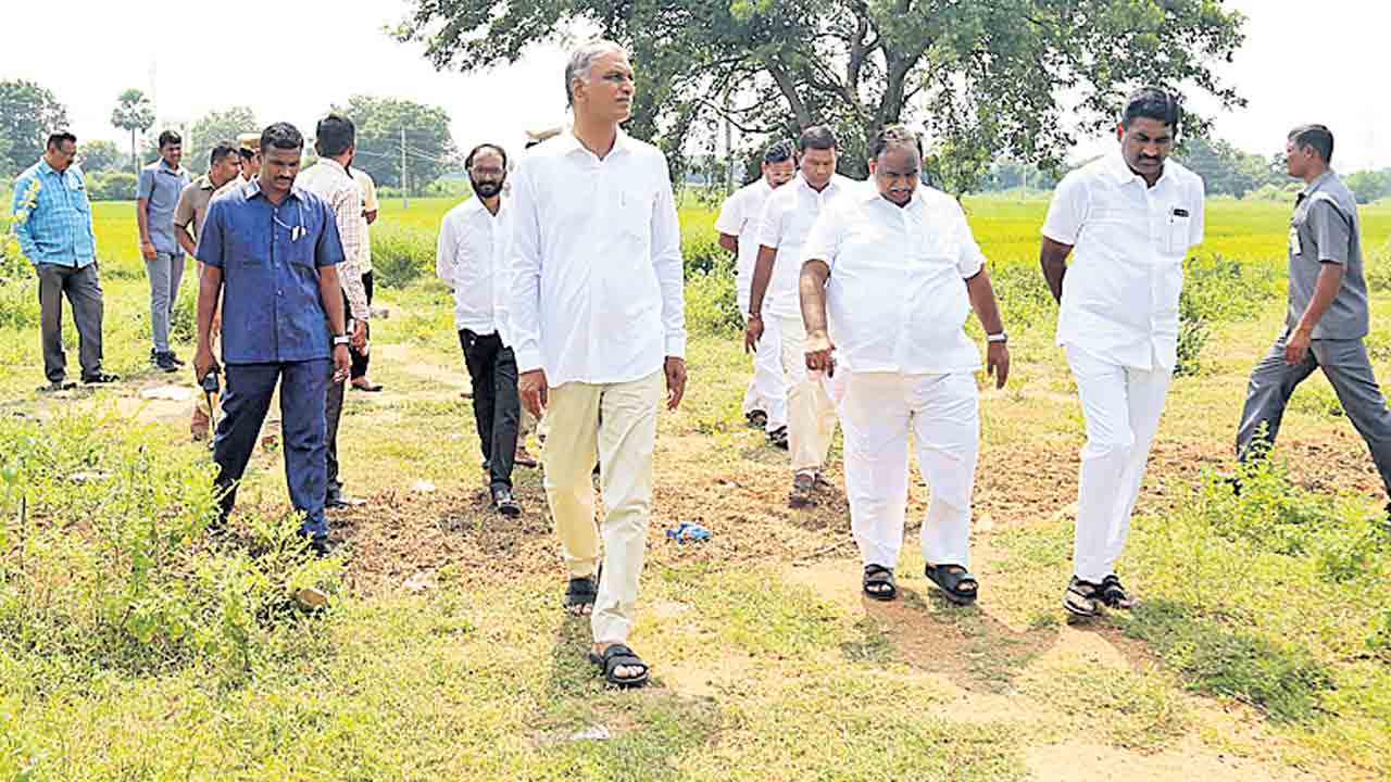 ప్రజాఆశీర్వాద సభకు ఏర్పాట్లు ముమ్మరం