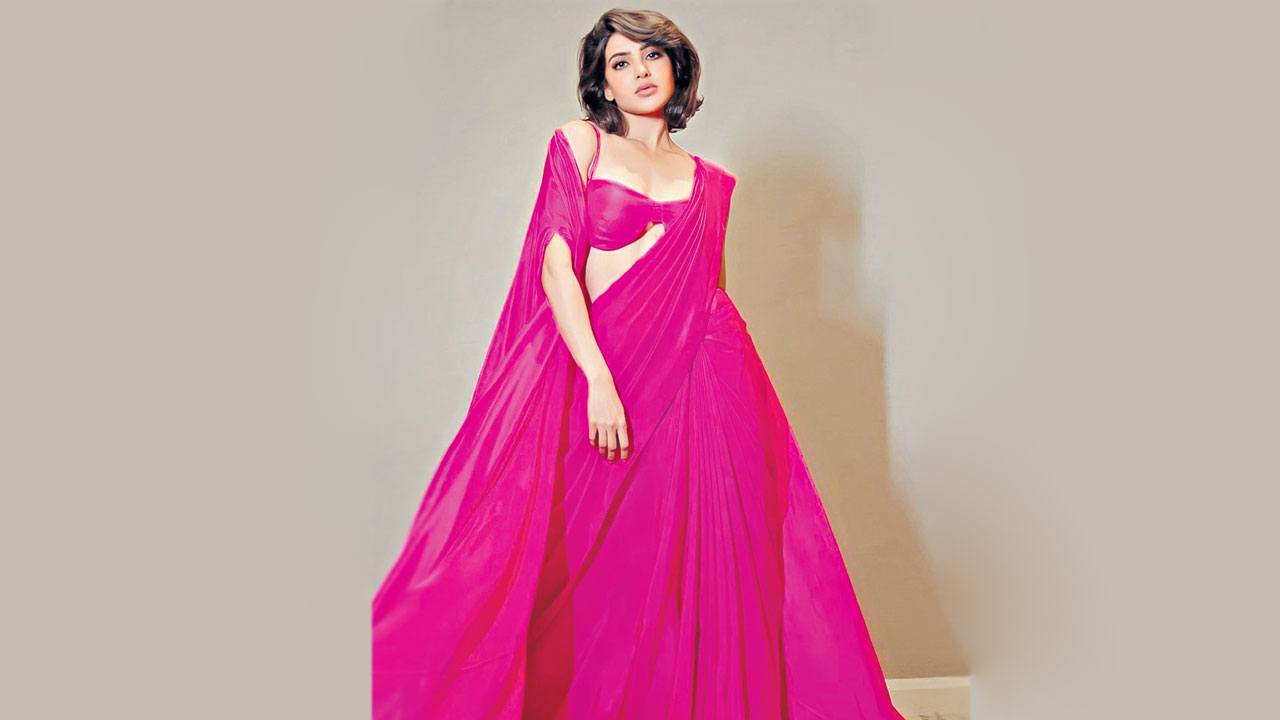 Samantha | బార్బీ బొమ్మ.. చీర కట్టిందమ్మా