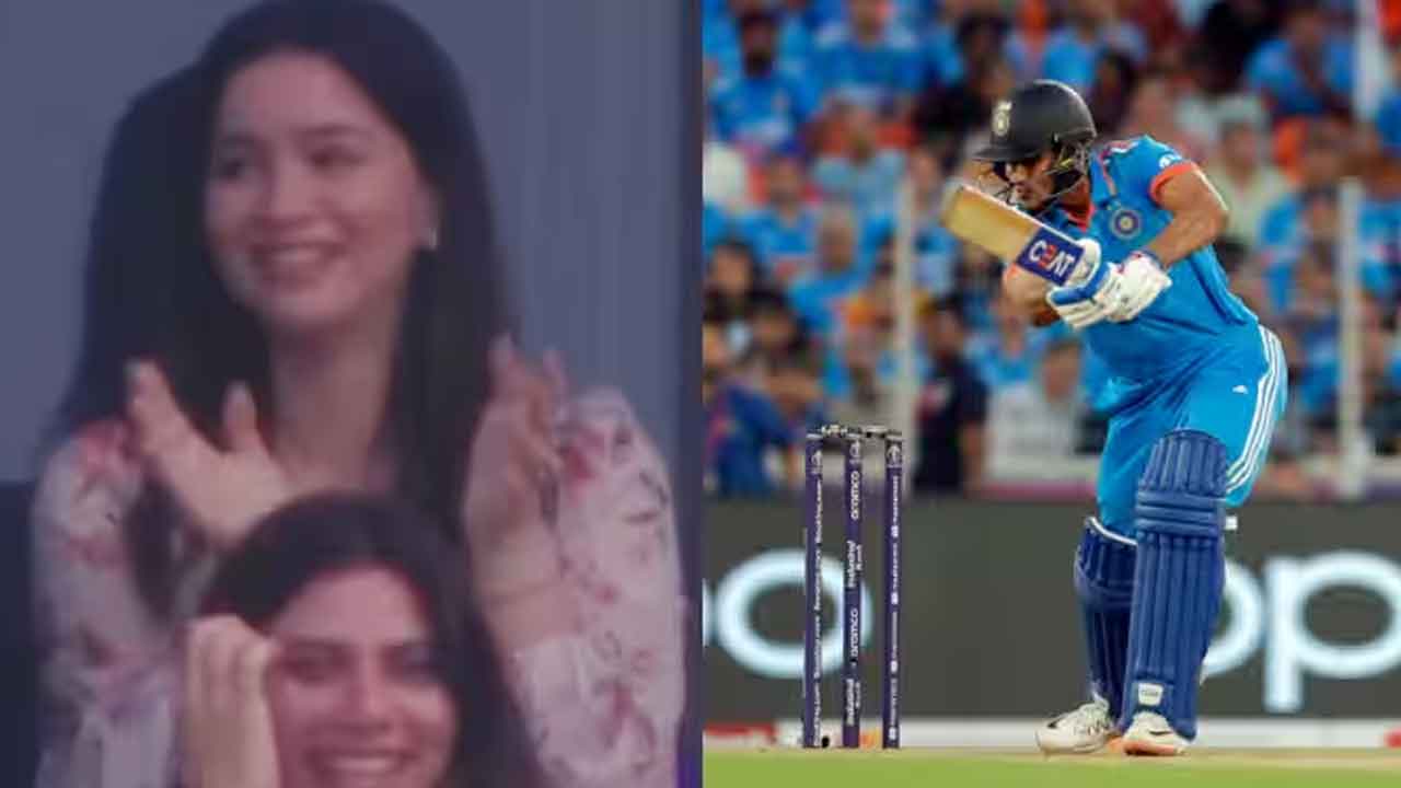 Sara Tendulkar | శుభ్‌మన్‌ కోసం సారా స్టేడియంలో వాలిపోయిన సారా టెండూల్కర్‌