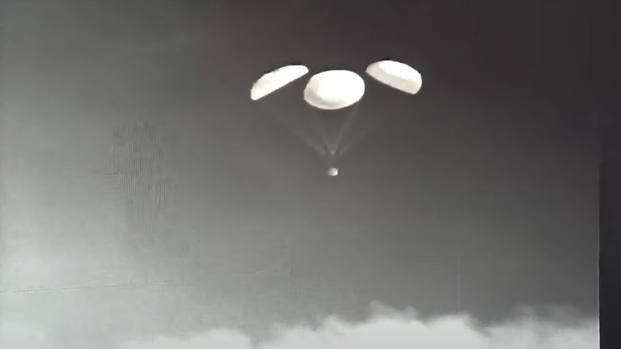 Gaganyaan Mission: గ‌గ‌న్‌యాన్ టీవీ-డీ1 ప్ర‌యోగం స‌క్సెస్‌..  బంగాళాఖాతంలో దిగిన క్రూ మాడ్యూల్‌