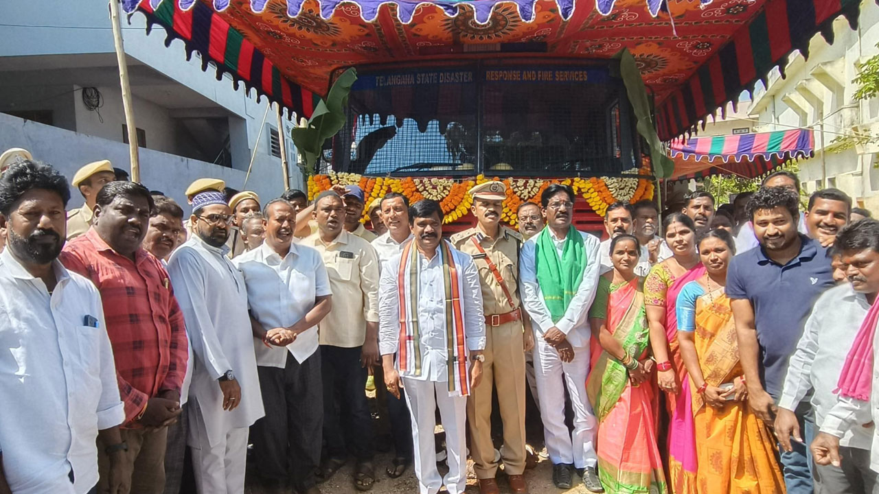 Minister Vemula | బాల్కొండలో ఫైర్ స్టేషన్‌ను ప్రారంభించిన మంత్రి వేముల ప్రశాంత్‌ రెడ్డి