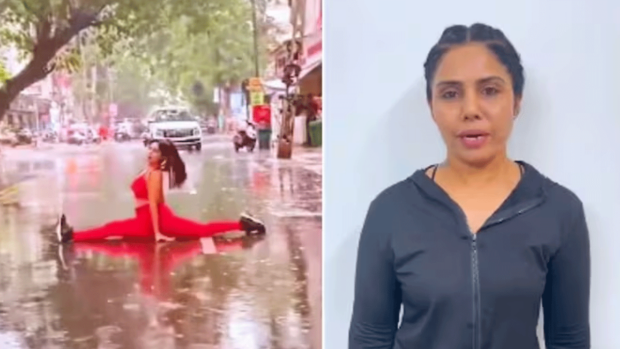 Viral Video | న‌డిరోడ్డుపై యోగా చేసిన మ‌హిళ‌కు జ‌రిమానా