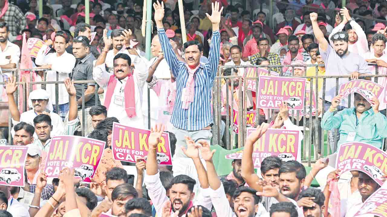 సీఎం రాకతో ఇందూరు గులాబీమయం