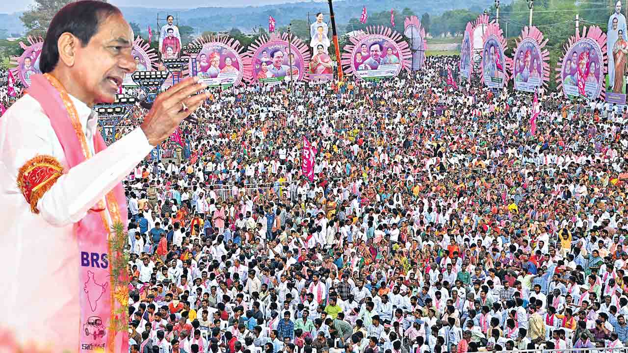 జజ్జనకర జనం.. నర్సాపూర్‌ గులాబీవనం