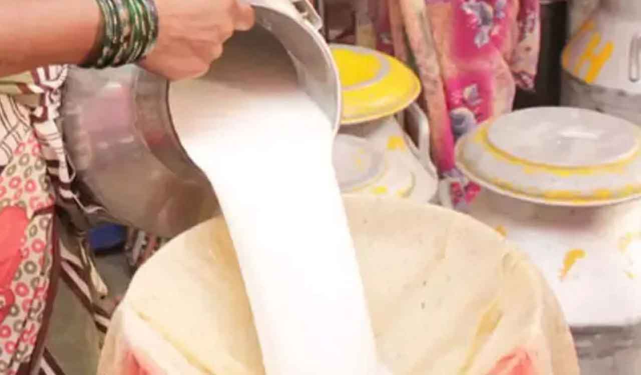 పాల ఉత్పత్తిలో 22.81 శాతం వృద్ధి
