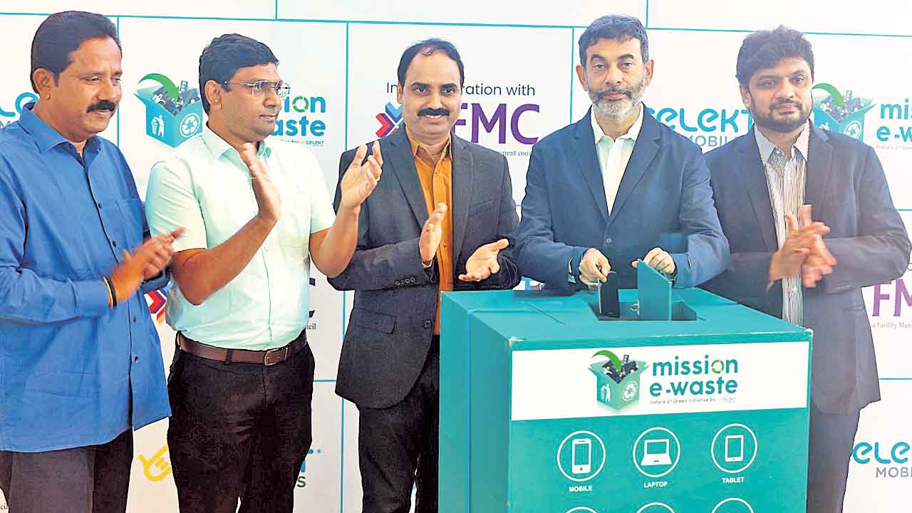 మైండ్‌స్పేస్‌లో సెలెక్ట్‌ మిషన్‌ ఈ-వేస్ట్‌