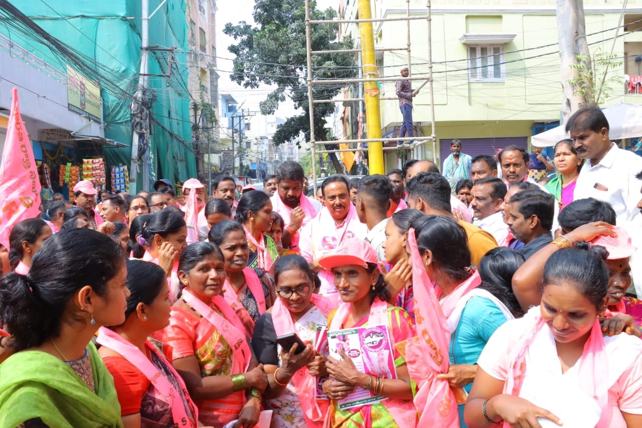 BRS Candidates Campaigning at Telangana