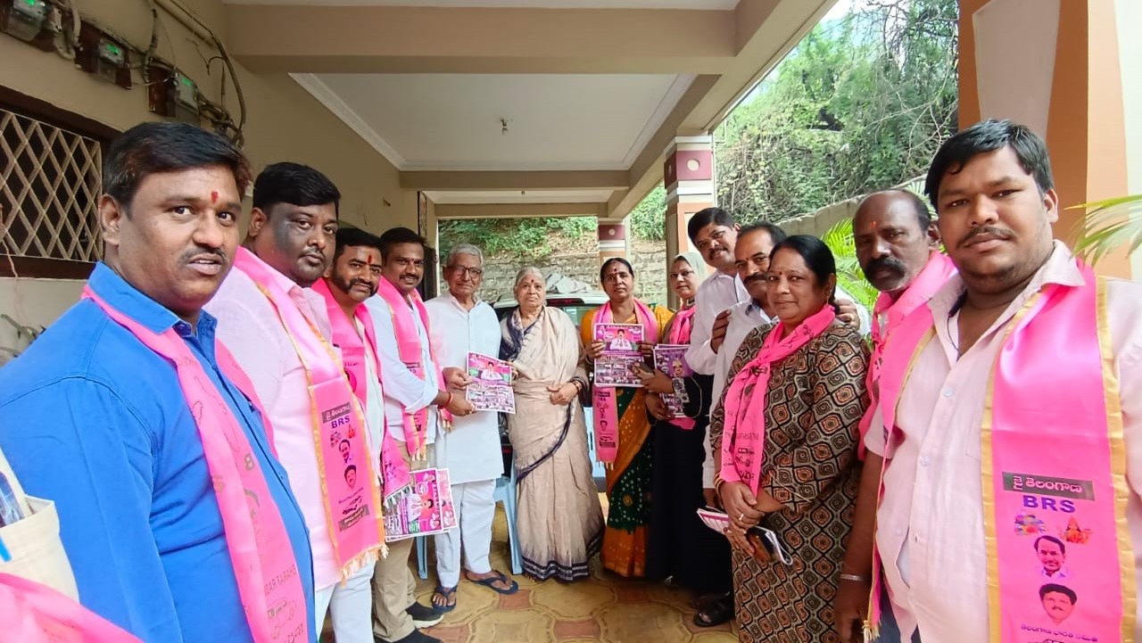 BRS Candidates Campaigning at Telangana