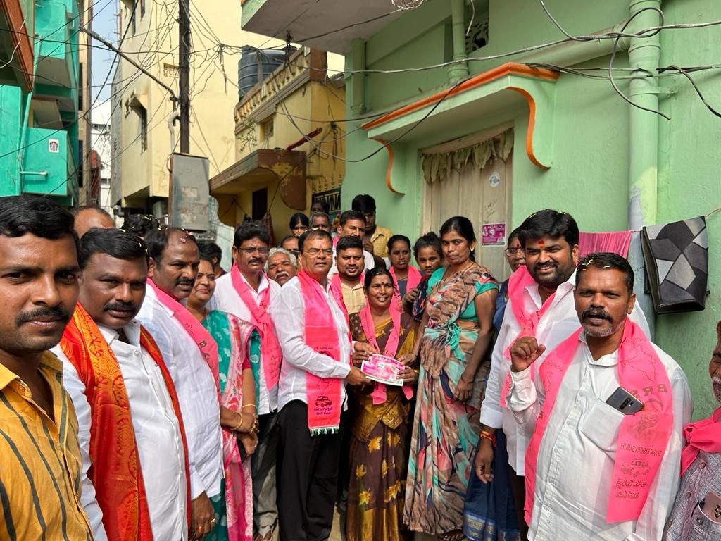 BRS Candidates Campaigning at Telangana