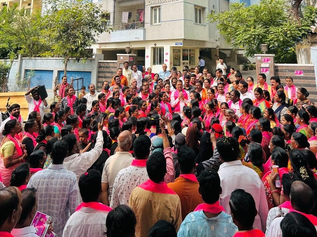 BRS Candidates Campaigning at Telangana