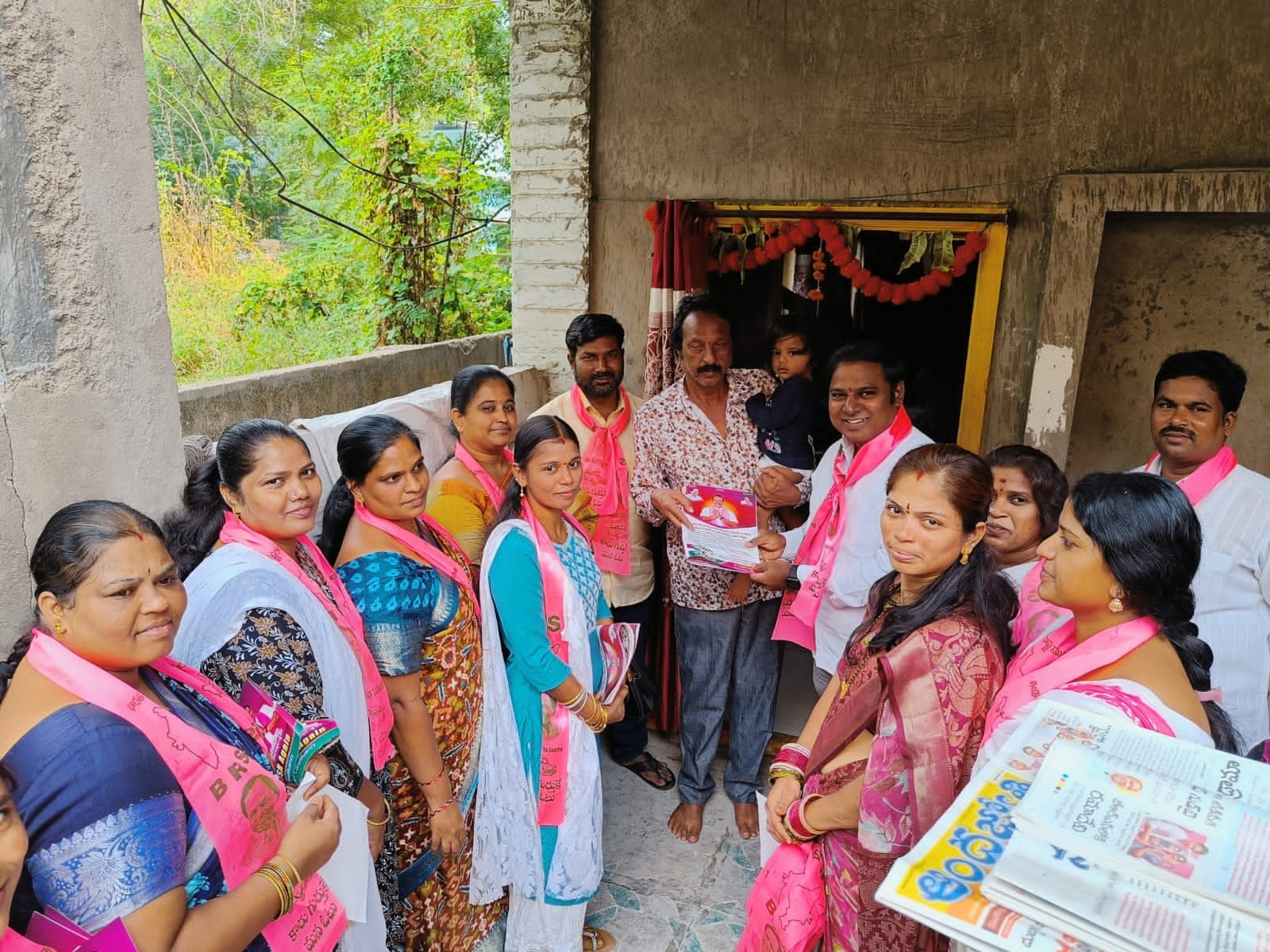 BRS Candidates Campaigning at Telangana