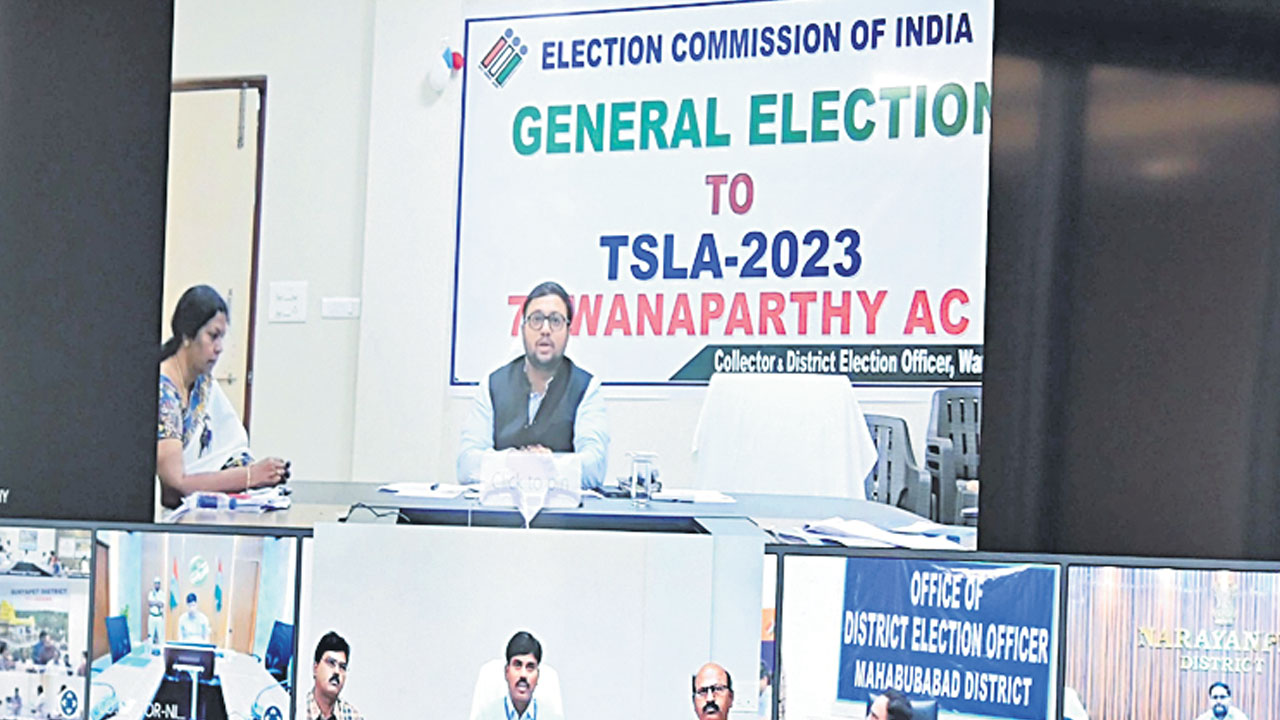 ఎన్నికల నిర్వహణ సాఫీగా జరిగేలా విస్తృత ఏర్పాట్లు