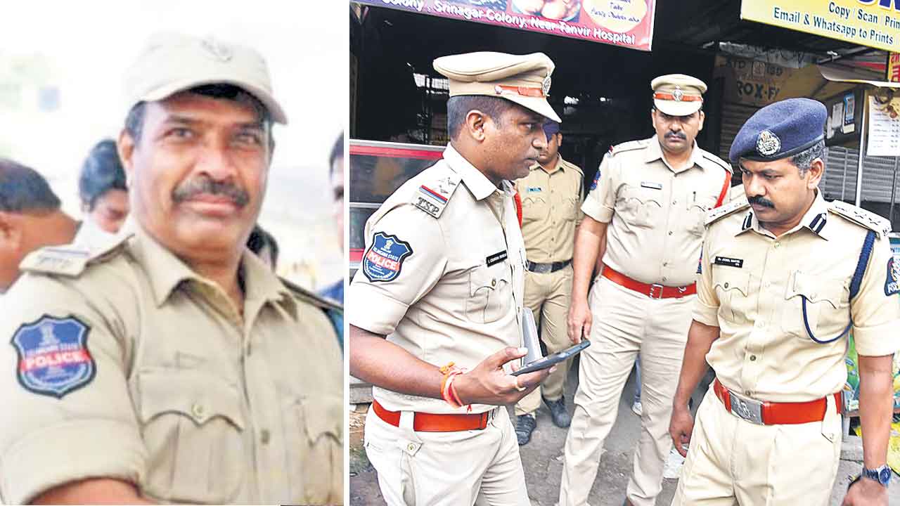 కూతురు కండ్ల ఎదుటే.. ఏఆర్‌ ఎస్‌ఐ ఆత్మహత్య