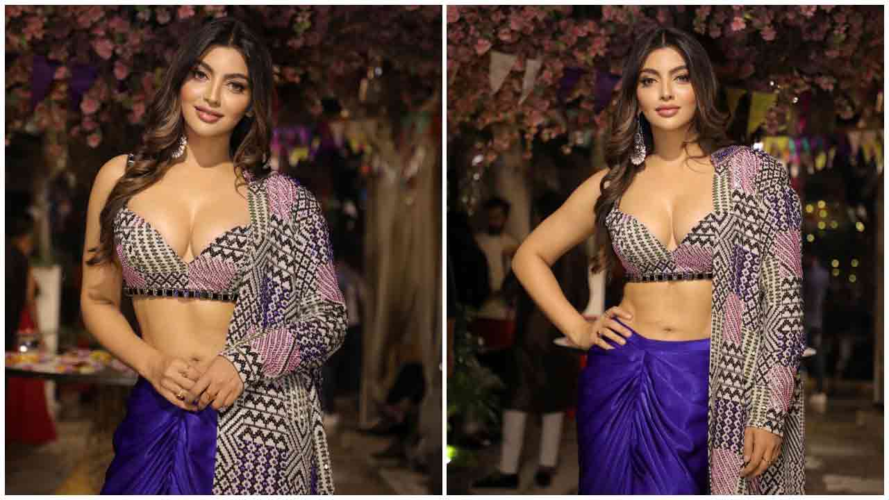 Akanksha Puri | పర్పుల్ డ్రెస్‌లో పరువాలు ఒలకబోస్తున్న ఆకాంక్ష పూరి..