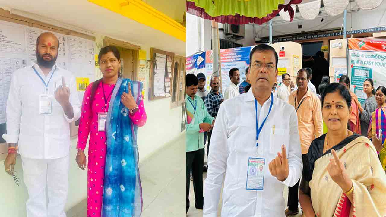Assembly Elections | జంటనగరాల్లో ఓటు హక్కును వినియోగించుకున్న బీఆర్‌ఎస్‌ అభ్యర్థులు