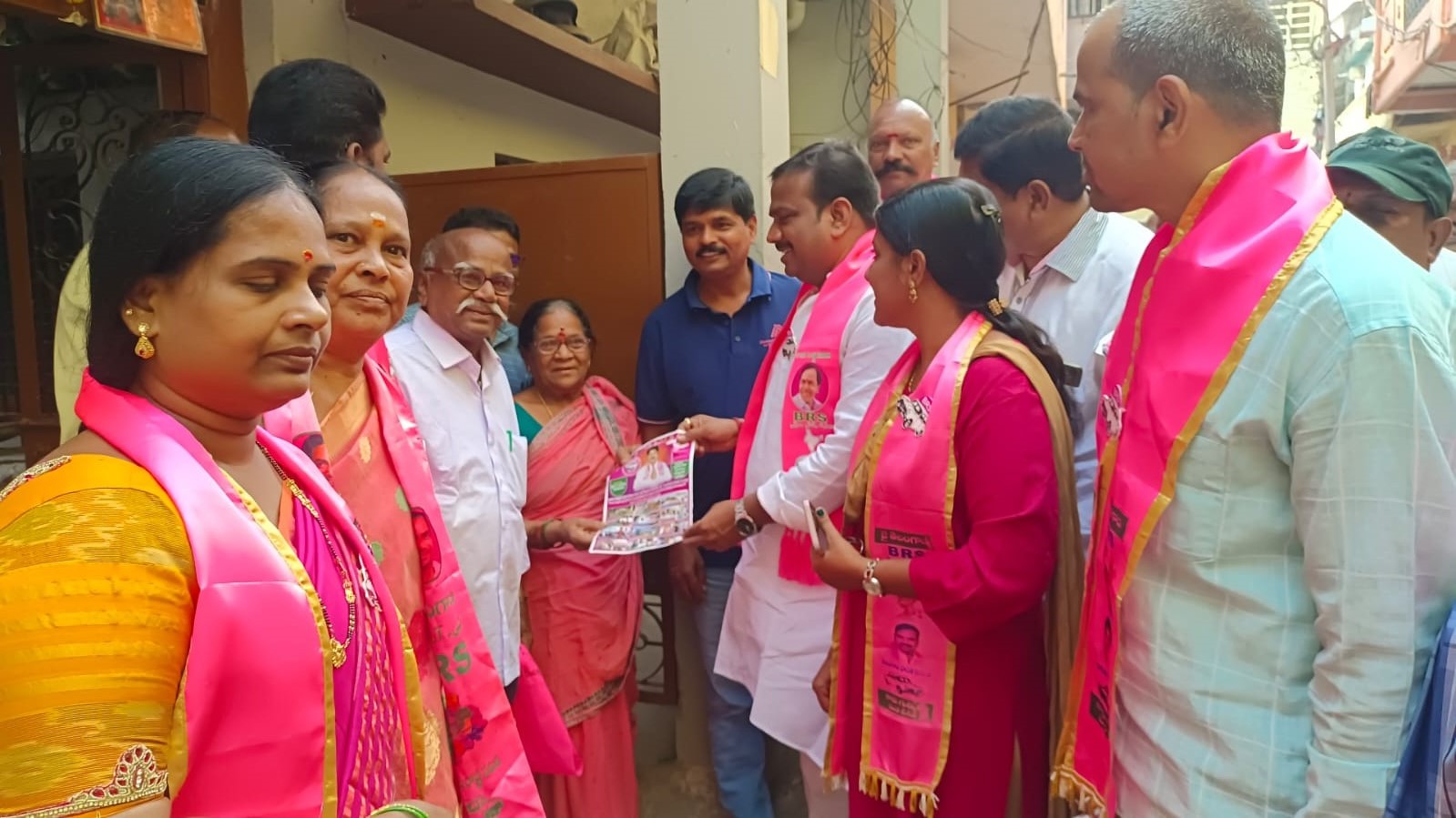 Brs Candidates Campaigning At Telangana