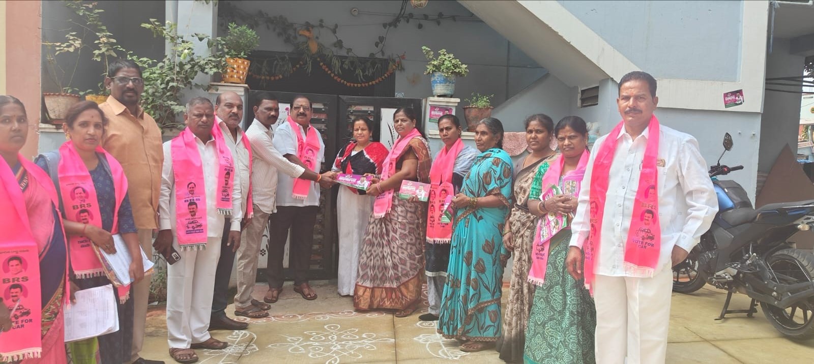 Brs Candidates Campaigning At Telangana