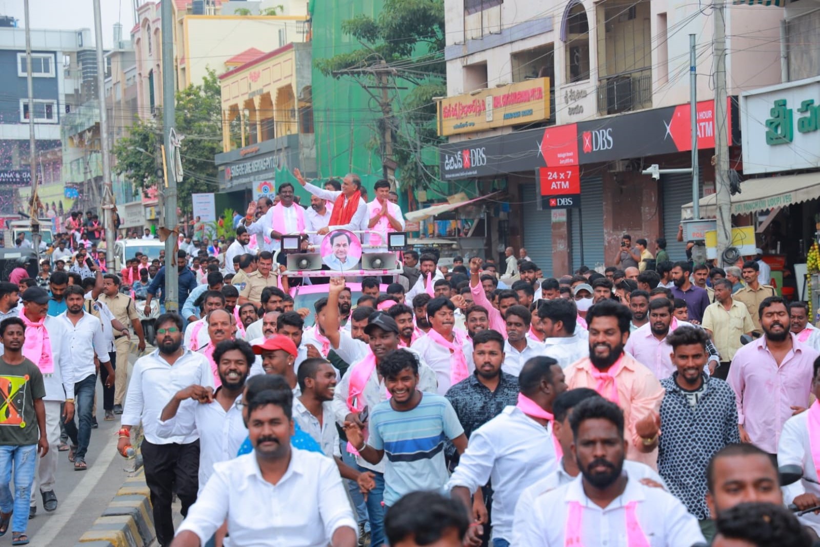 Brs Candidates Campaigning At Telangana