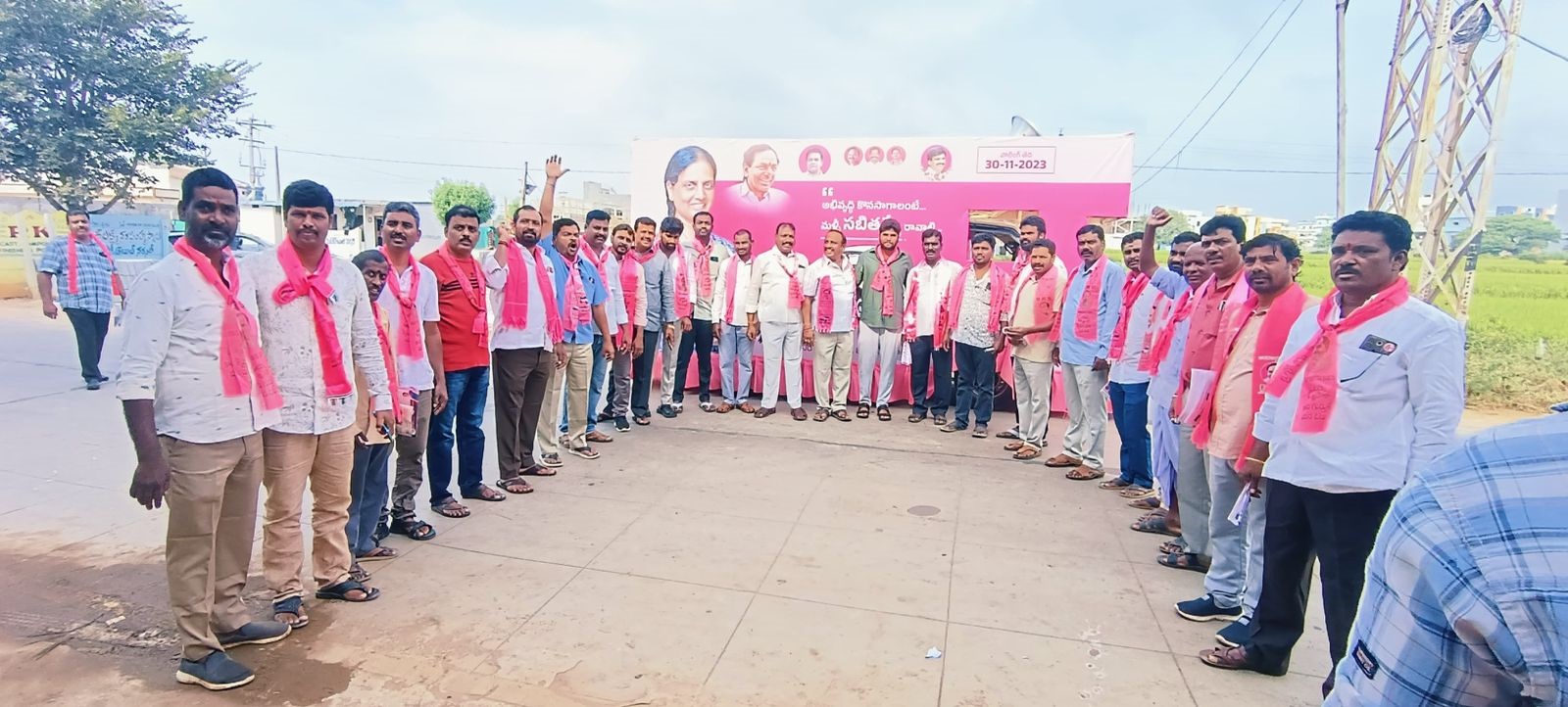 Brs Candidates Campaigning At Telangana