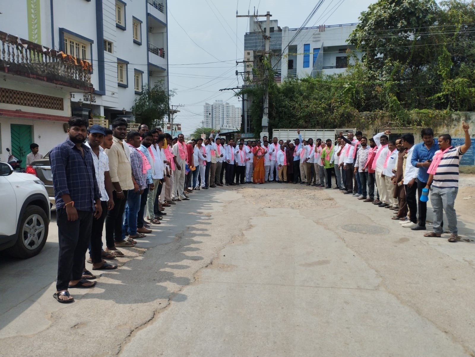 Brs Candidates Campaigning At Telangana