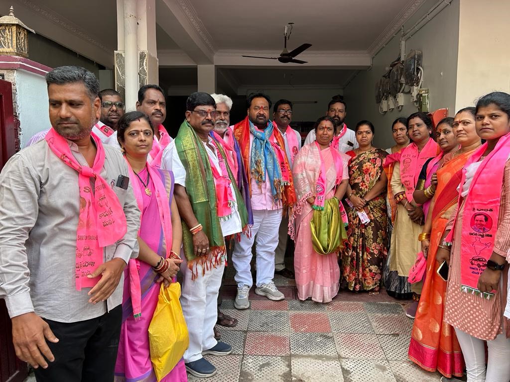 Brs Candidates Campaigning At Telangana