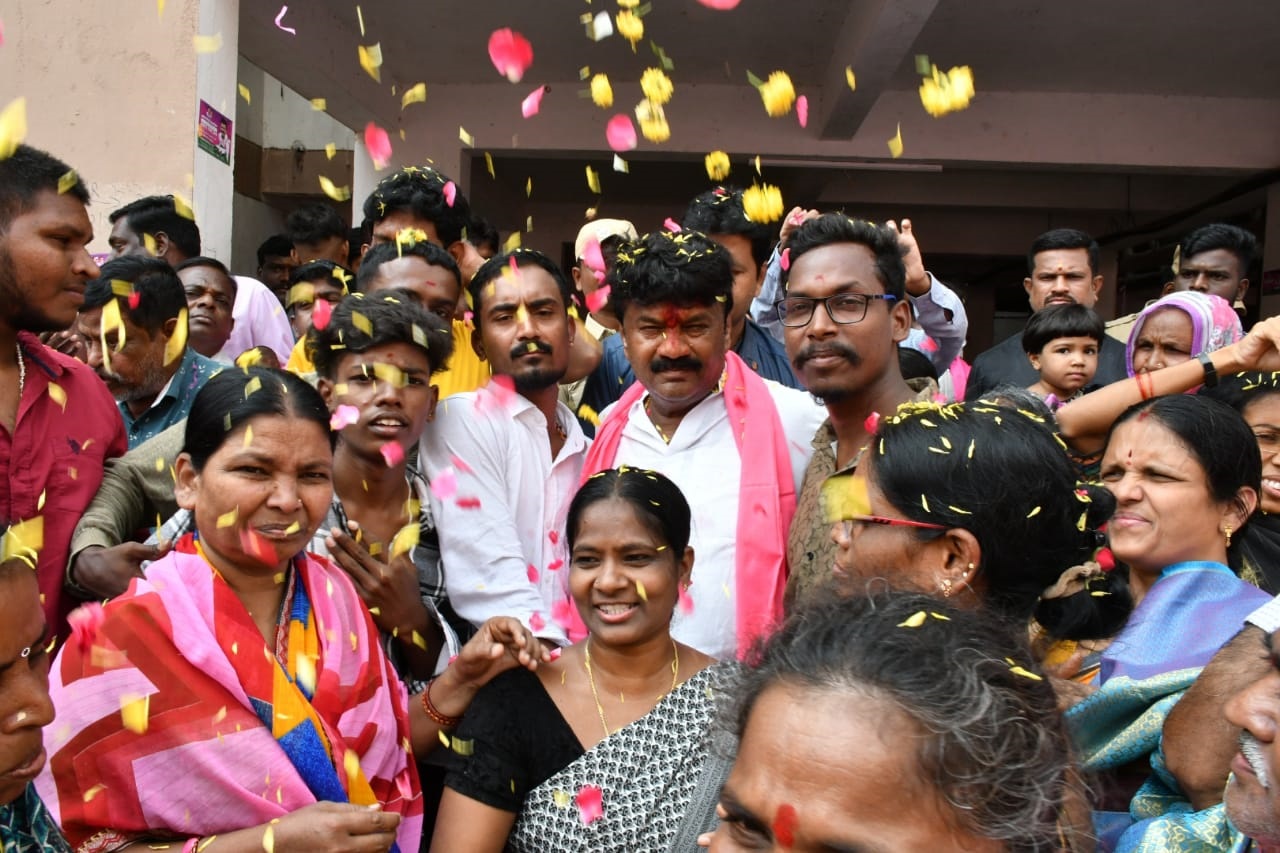 Brs Candidates Campaigning At Telangana