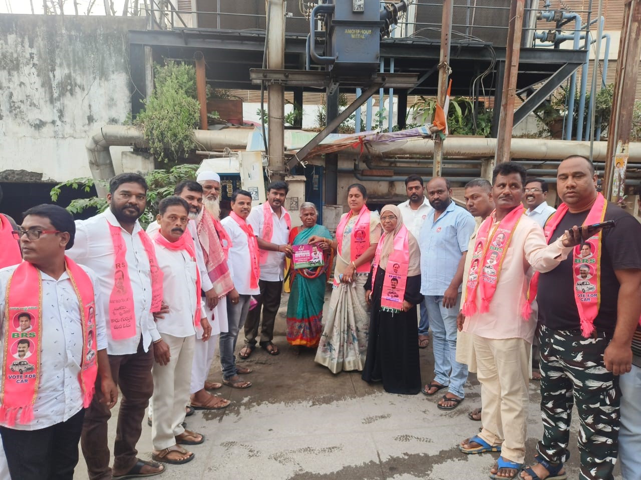Brs Candidates Campaigning At Telangana