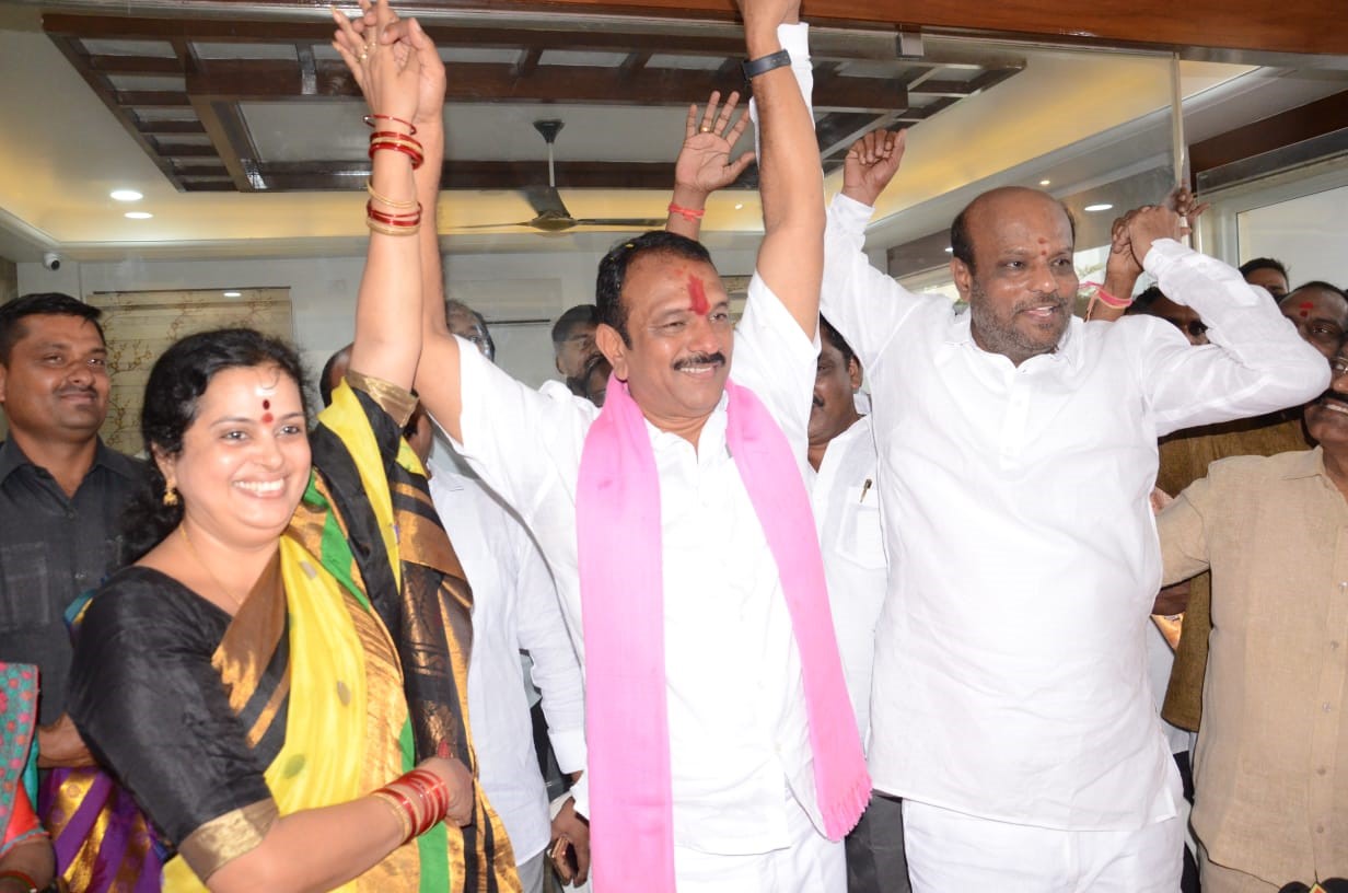 Brs Candidates Campaigning At Telangana