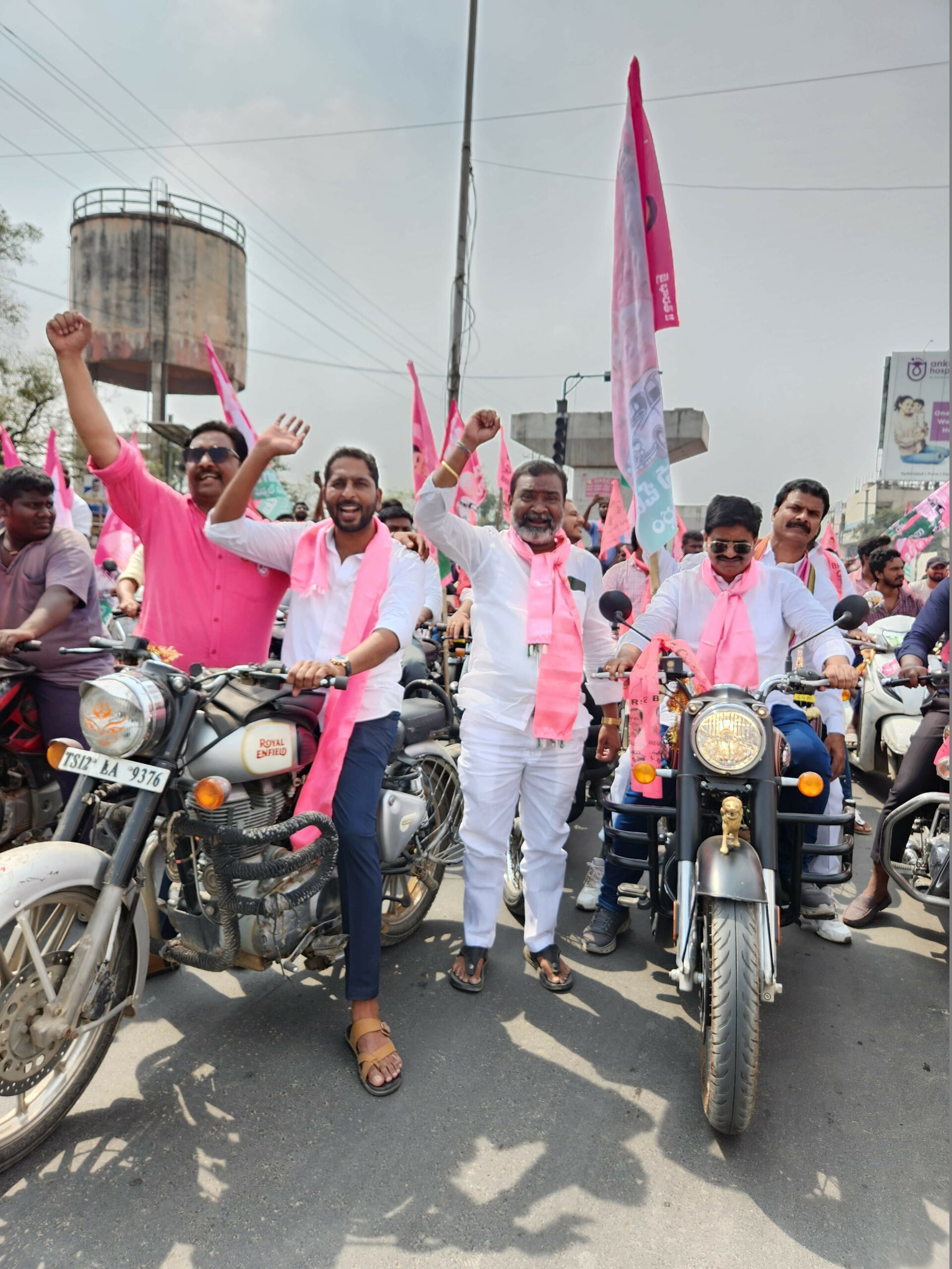 Brs Candidates Campaigning At Telangana