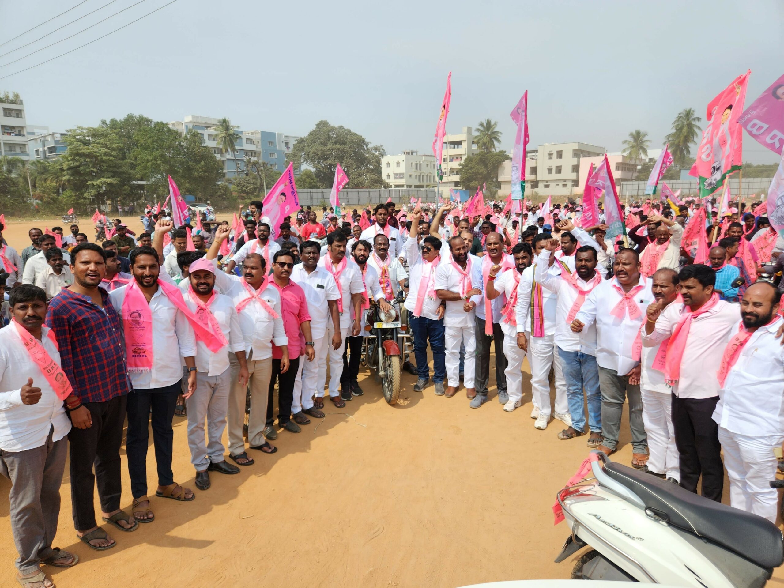 Brs Candidates Campaigning At Telangana