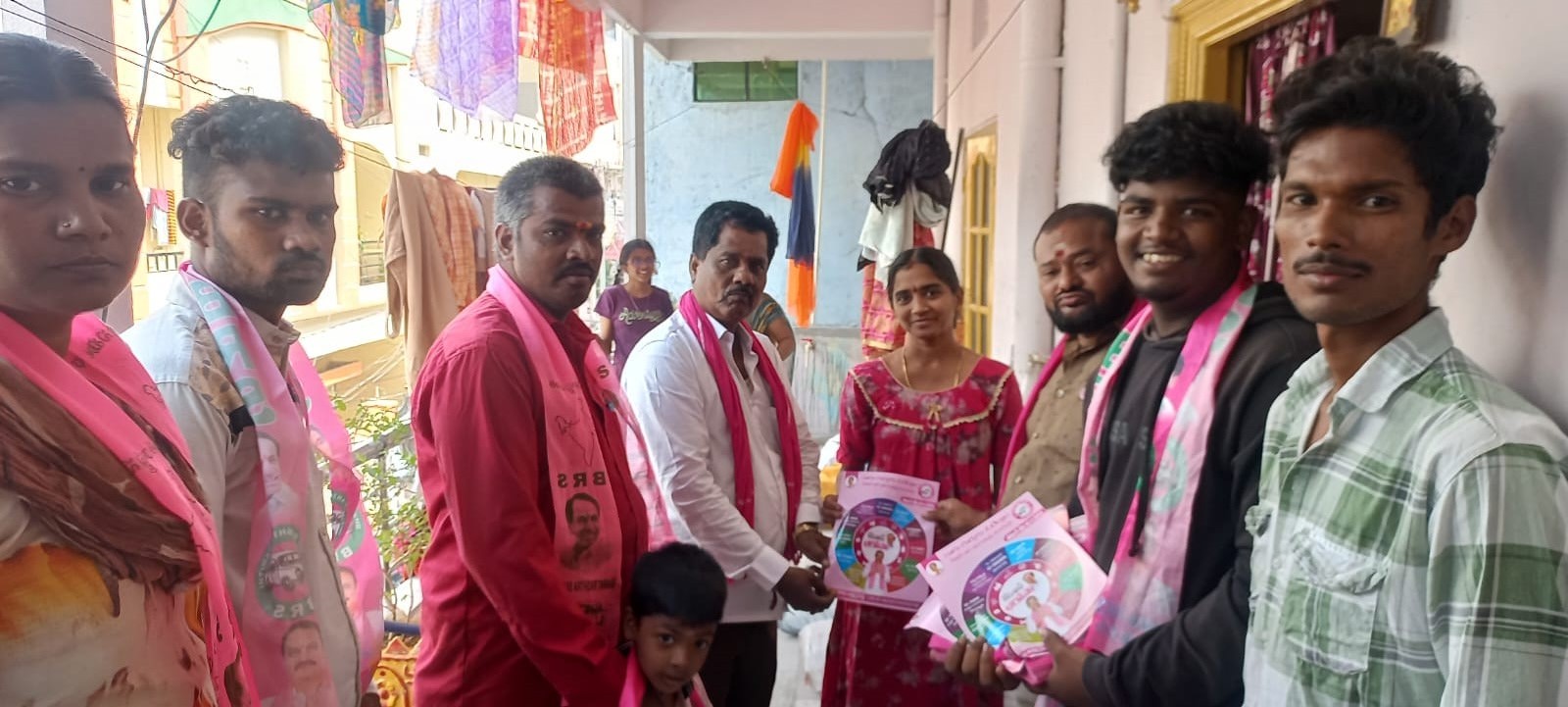 Brs Candidates Campaigning At Telangana