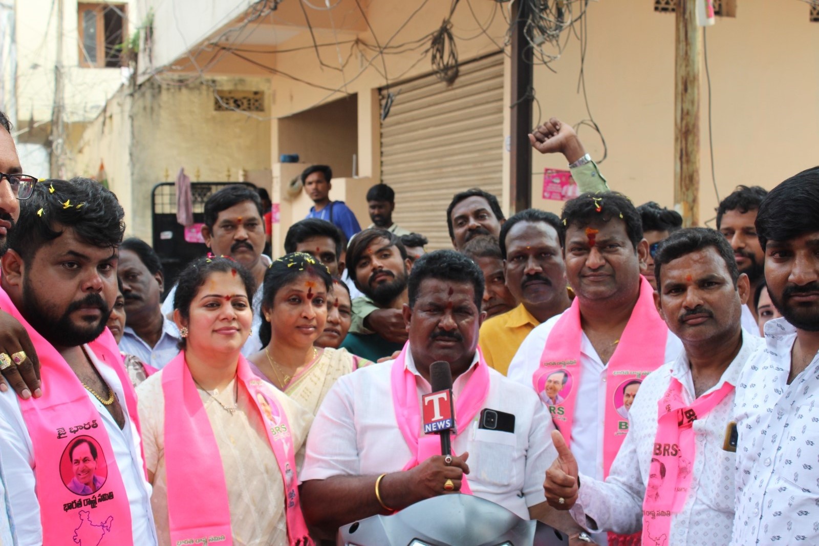 Brs Candidates Campaigning At Telangana