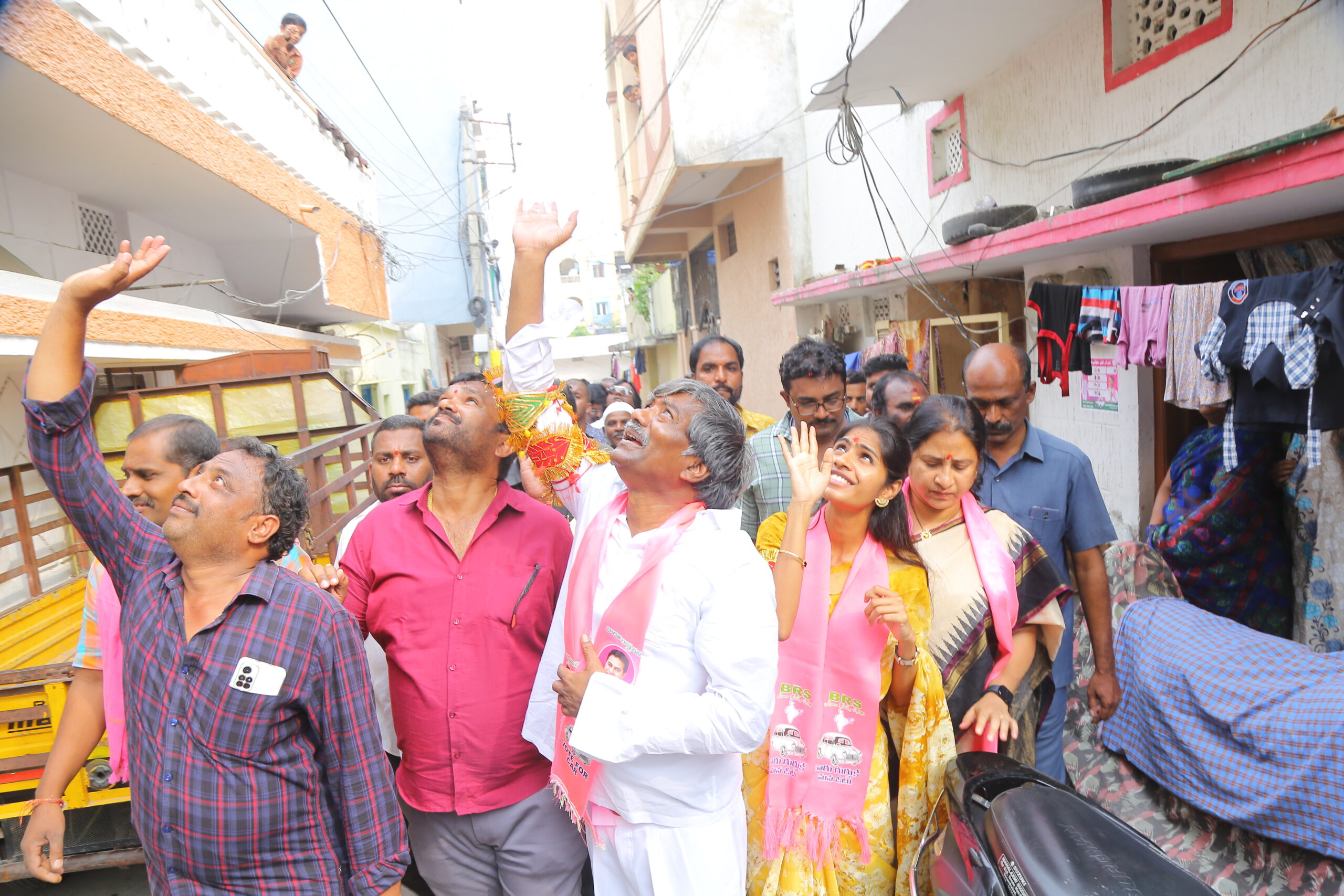 Brs Candidates Campaigning At Telangana