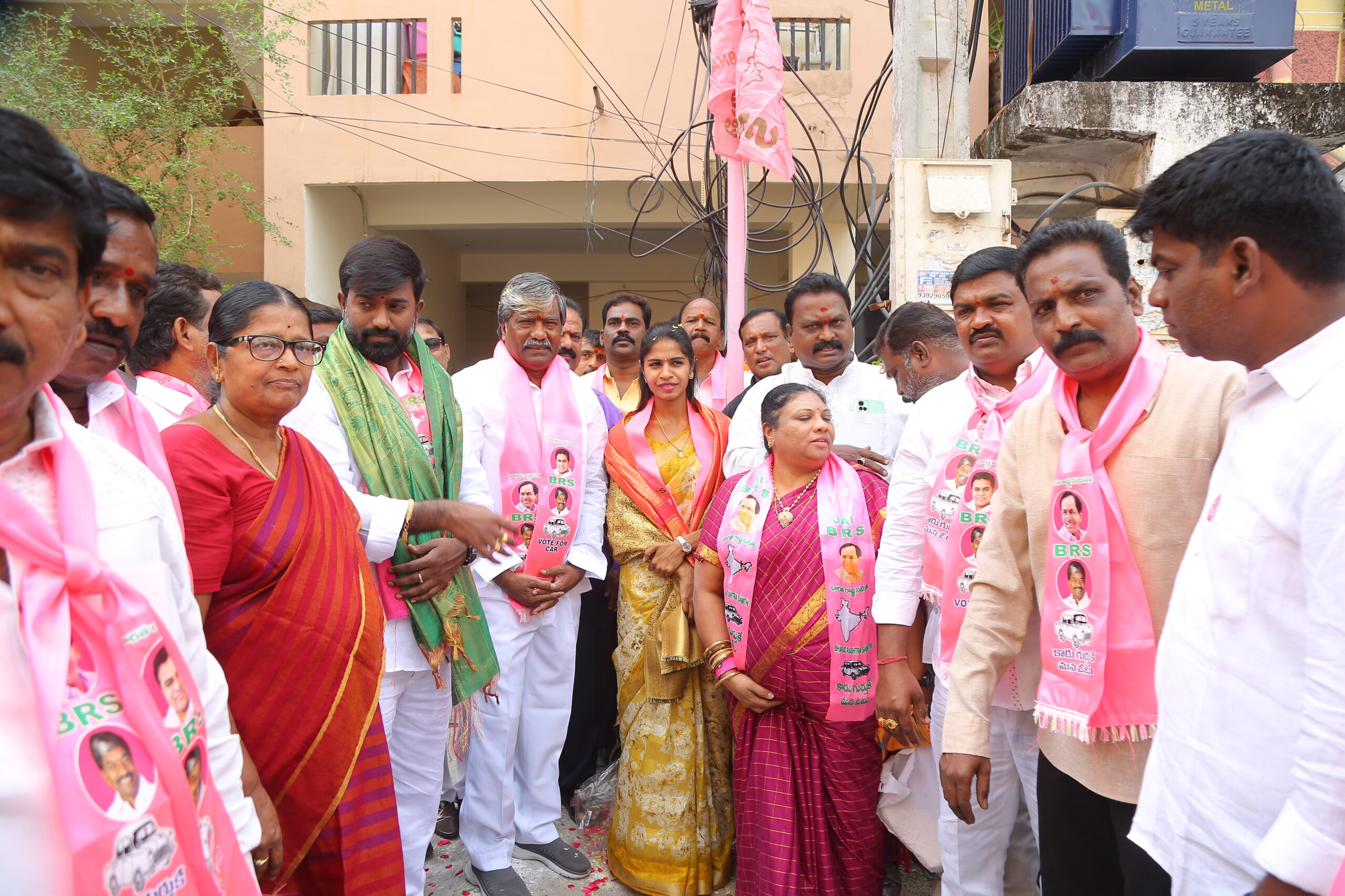 Brs Candidates Campaigning At Telangana