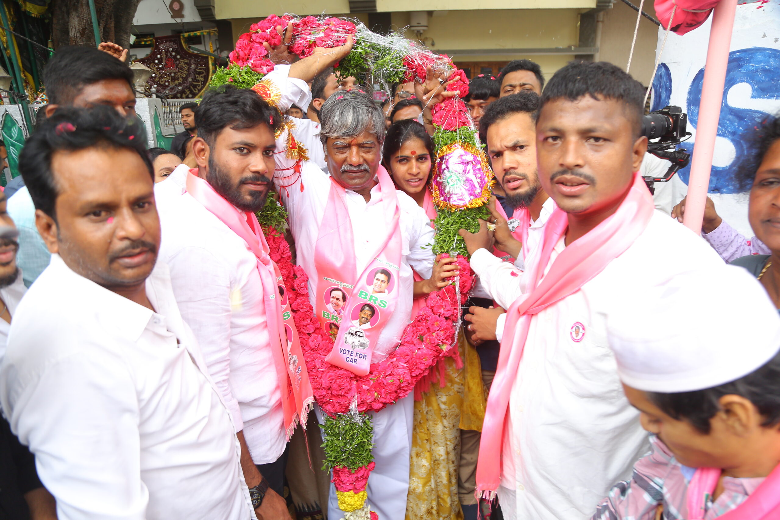 Brs Candidates Campaigning At Telangana