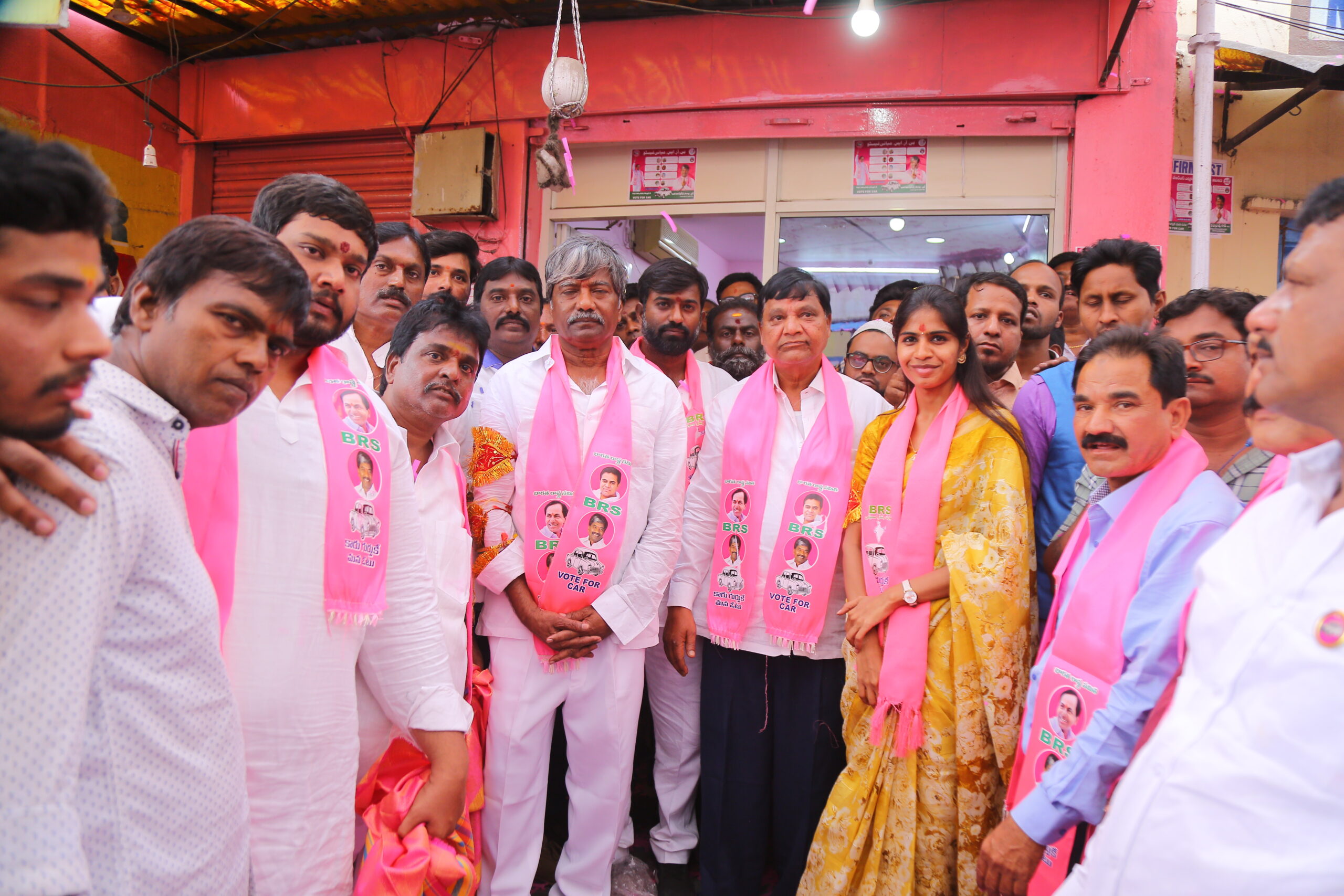 Brs Candidates Campaigning At Telangana