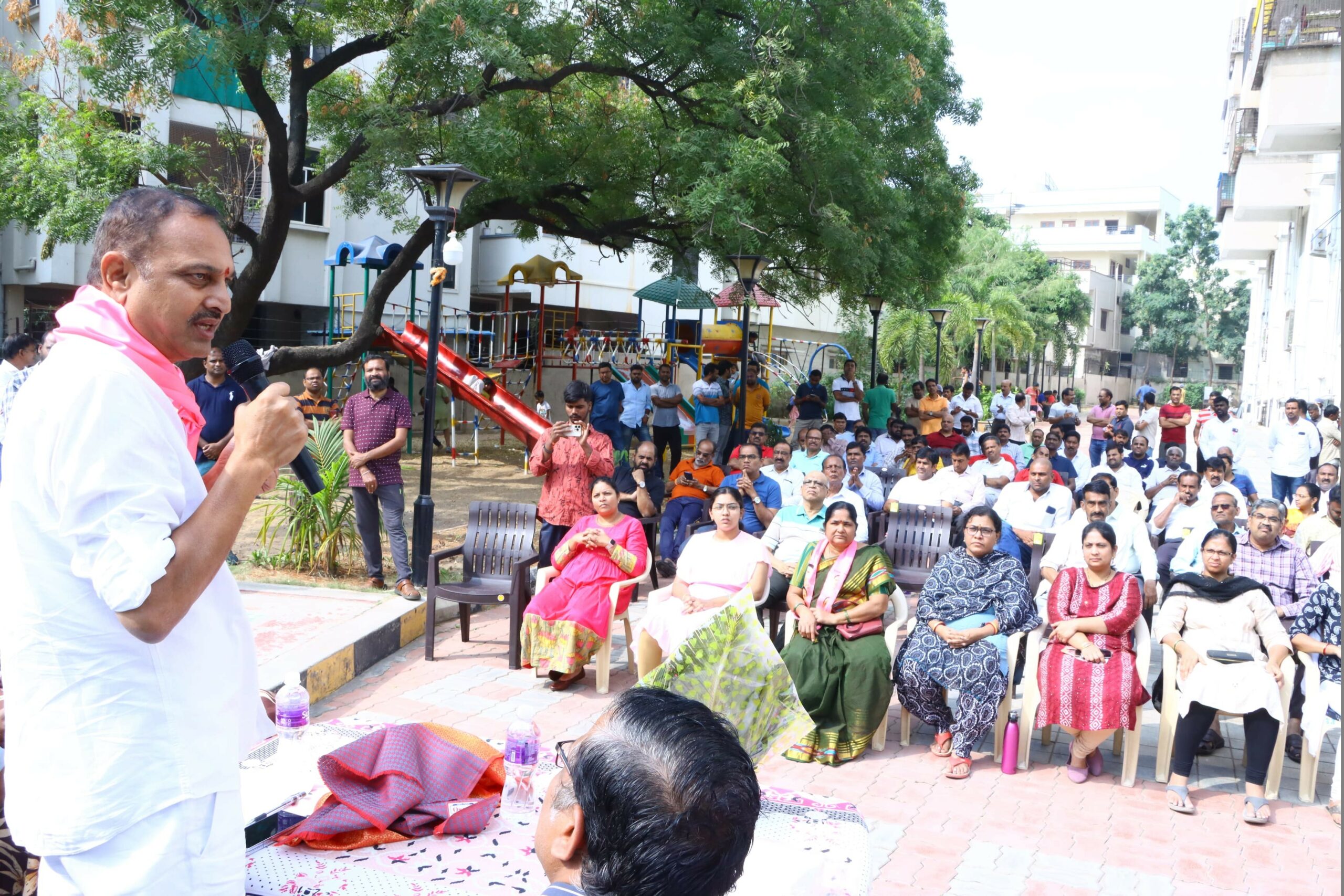 Brs Candidates Campaigning At Telangana