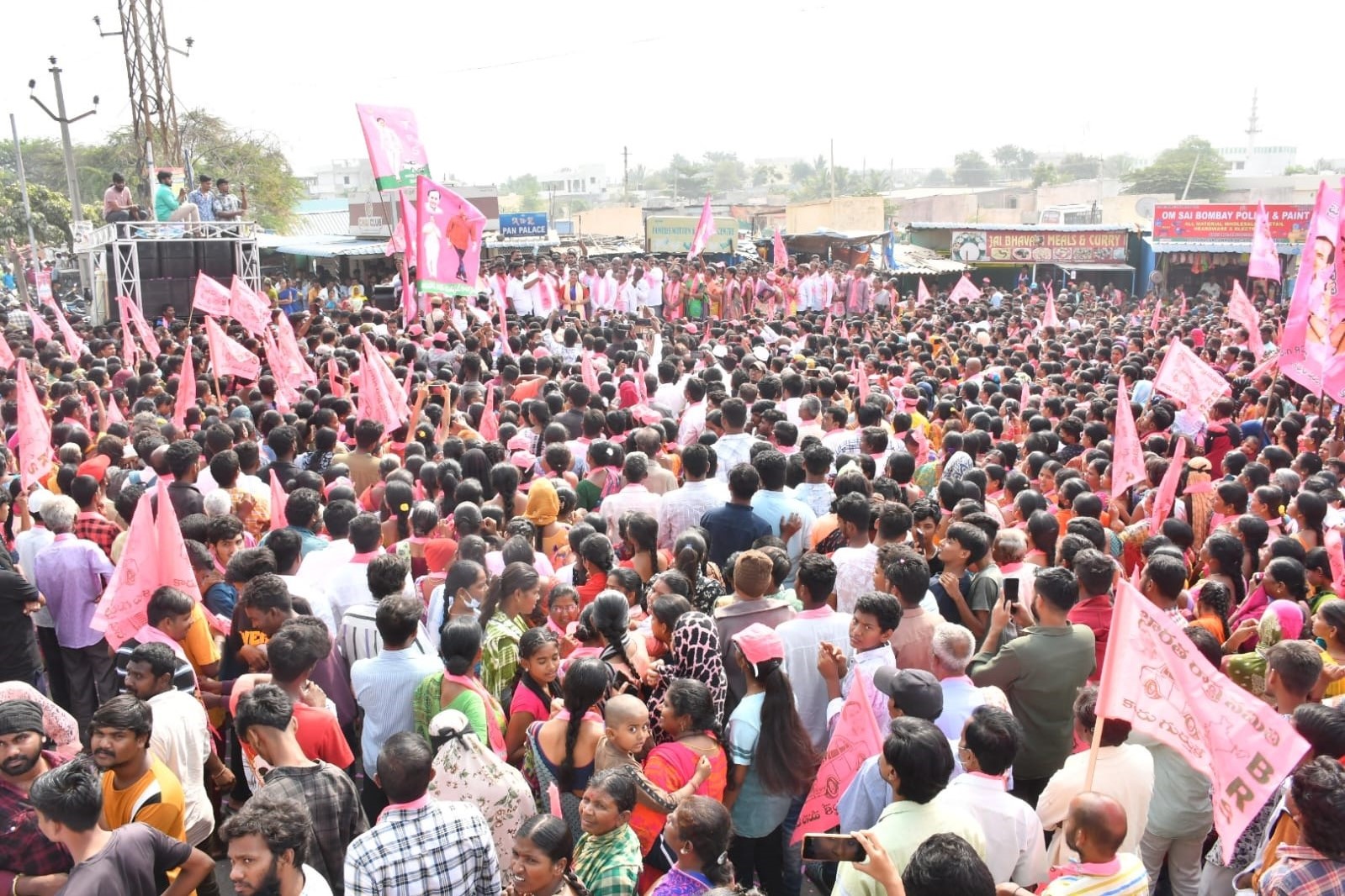 Brs Candidates Campaigning At Telangana