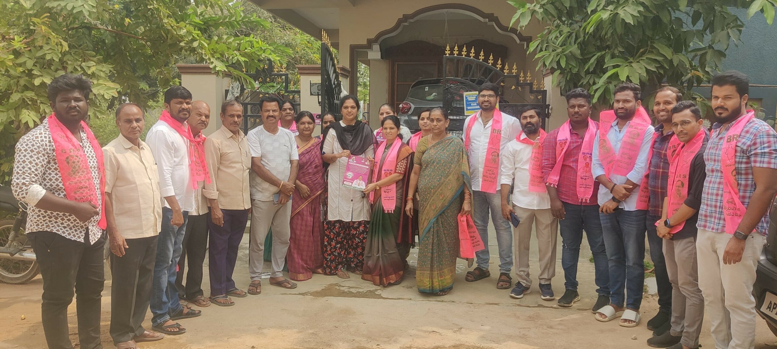 Brs Candidates Campaigning At Telangana