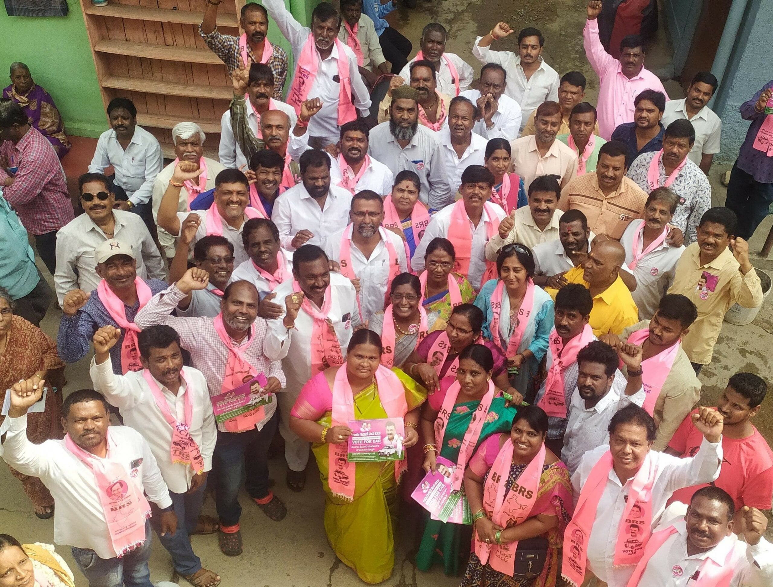 Brs Candidates Campaigning At Telangana