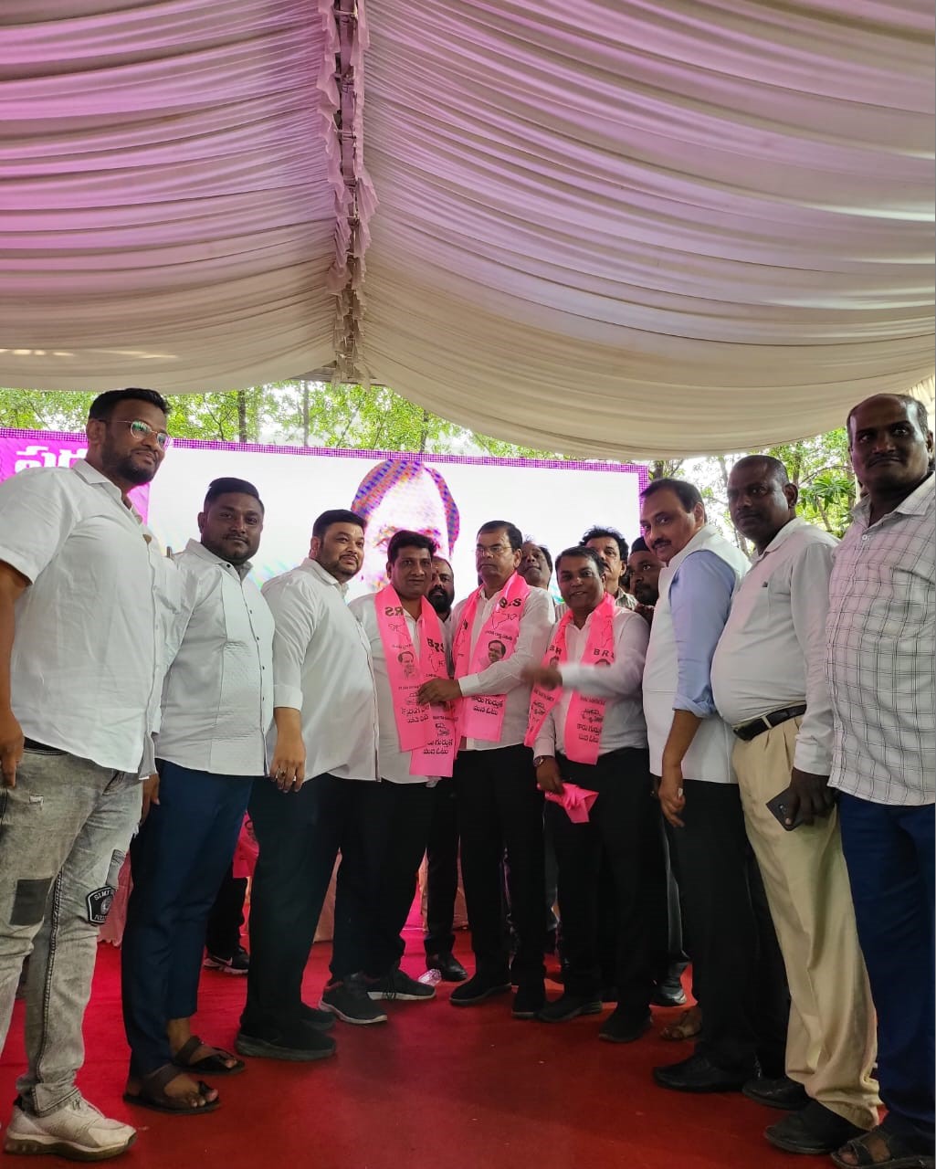 Brs Candidates Campaigning At Telangana