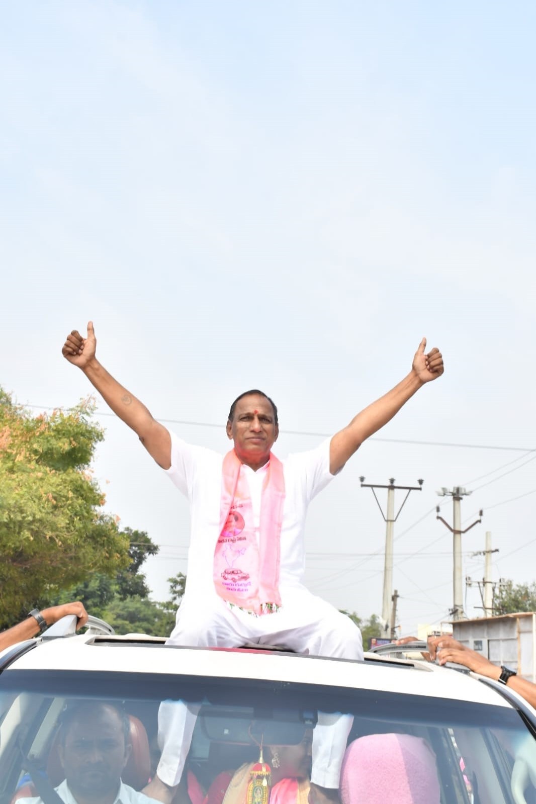 Brs Candidates Campaigning At Telangana